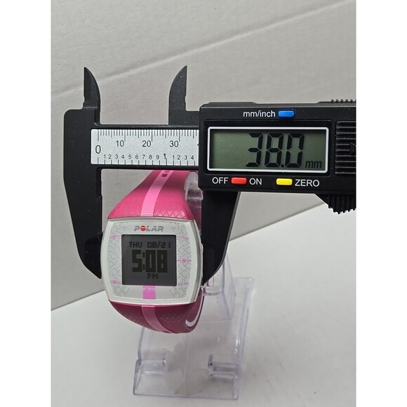 Polar FT4 Pink White Heart Rate Monitor Fitness Watch Tested Working New Battery - Picture 6 of 11